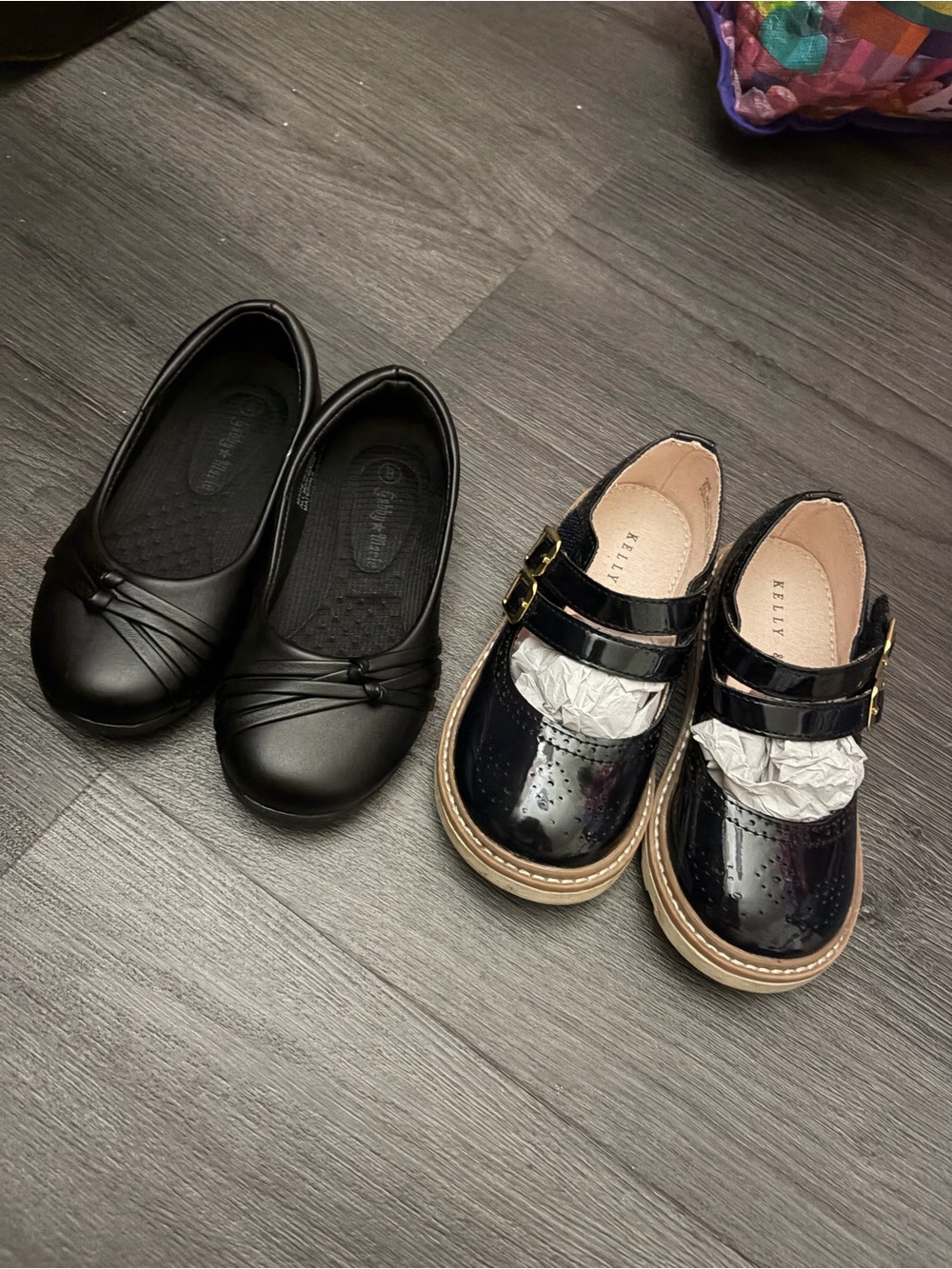 Kids Black Mary Jane Dress Shoes -